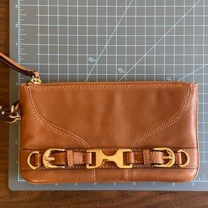 Ann Taylor leather clutch